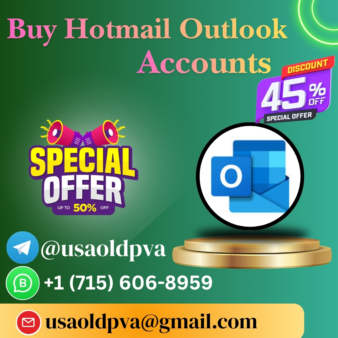 Buy Hotmail Outlook Accounts (PVA) | Real, Instant Delivery