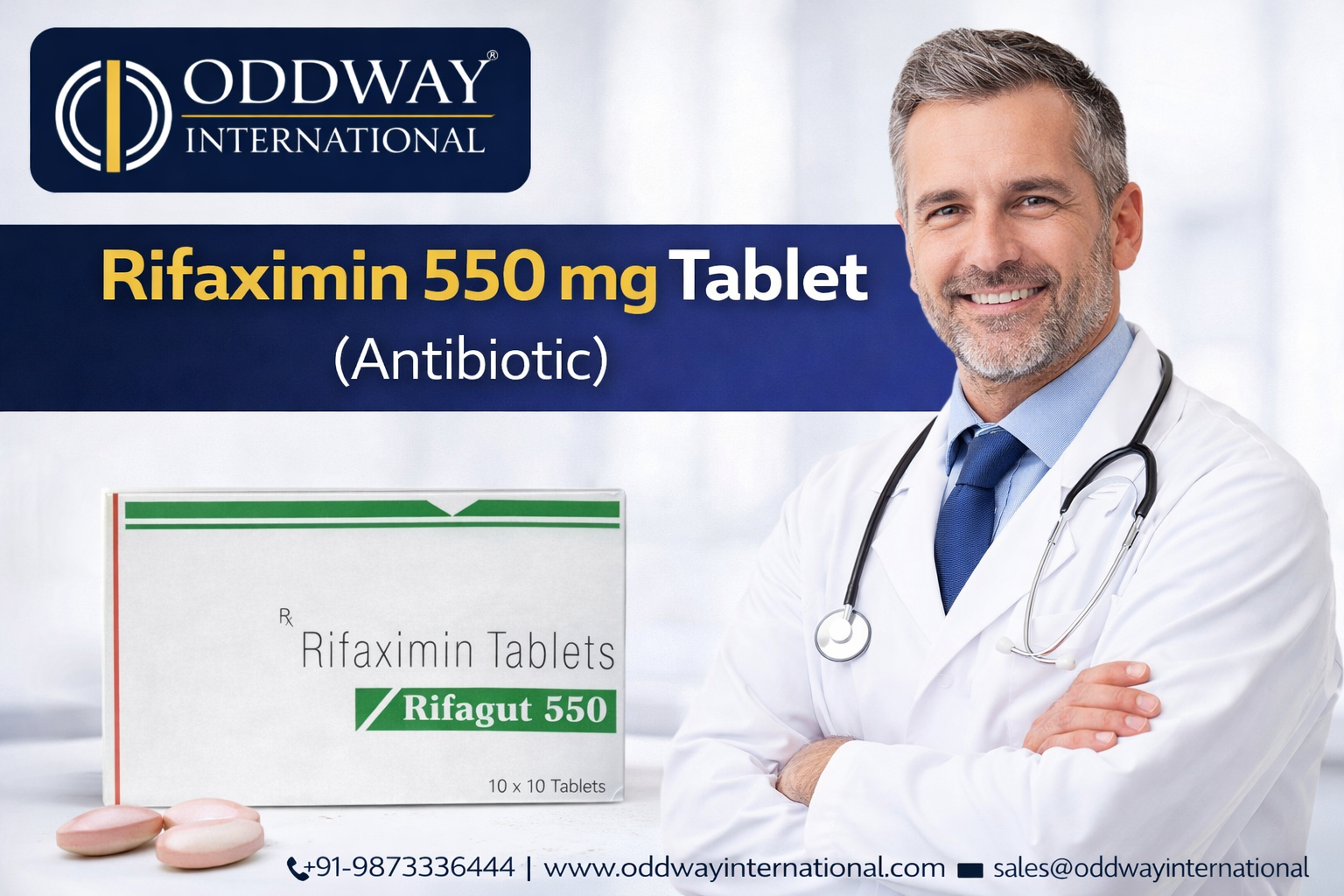 Bulk Purchase Rifaximin 550 mg Tablet: UK Guide by Oddway