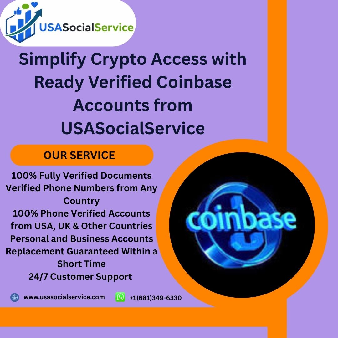 Simplify Crypto Access with Ready Verified Coinbase Accounts from USASocialService