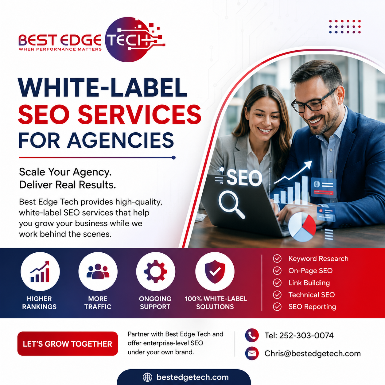 Boost Agency Revenue Effortlessly with Best Edge Tech White Label SEO