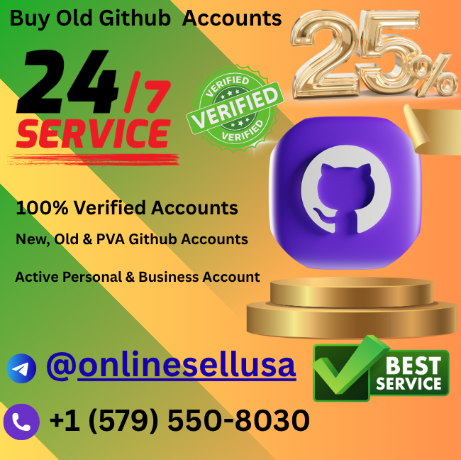 Top 33 Sites to Buy GitHub Accounts Old and New 100% Verified Accounts