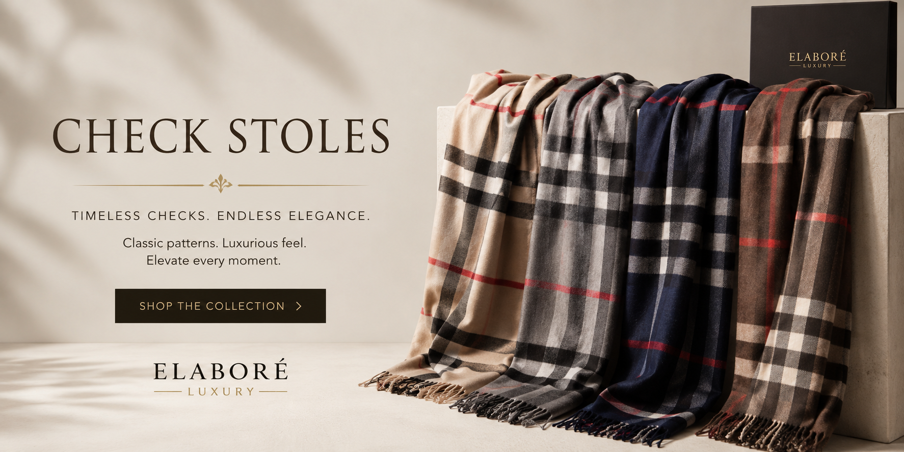 Premium Check Stoles for Timeless Style and Everyday Elegance