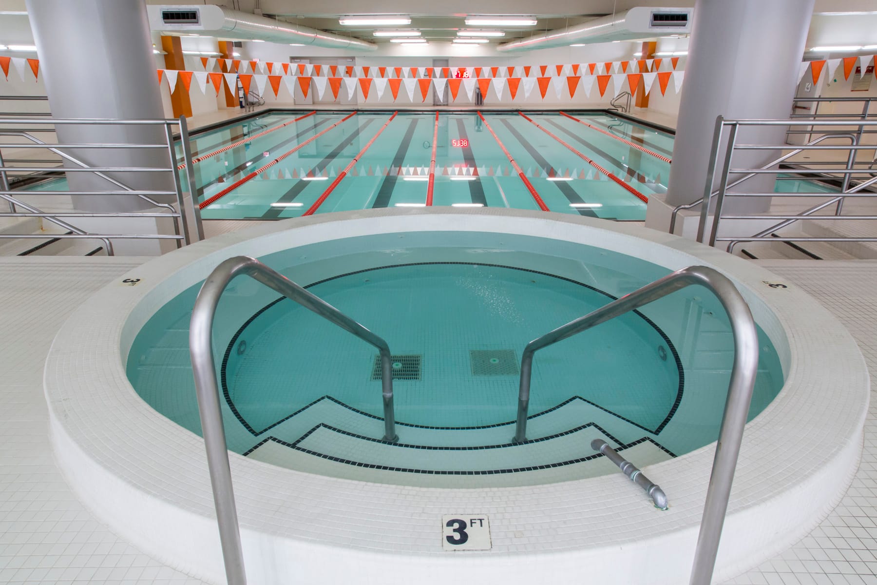 Gym with Indoor Pool