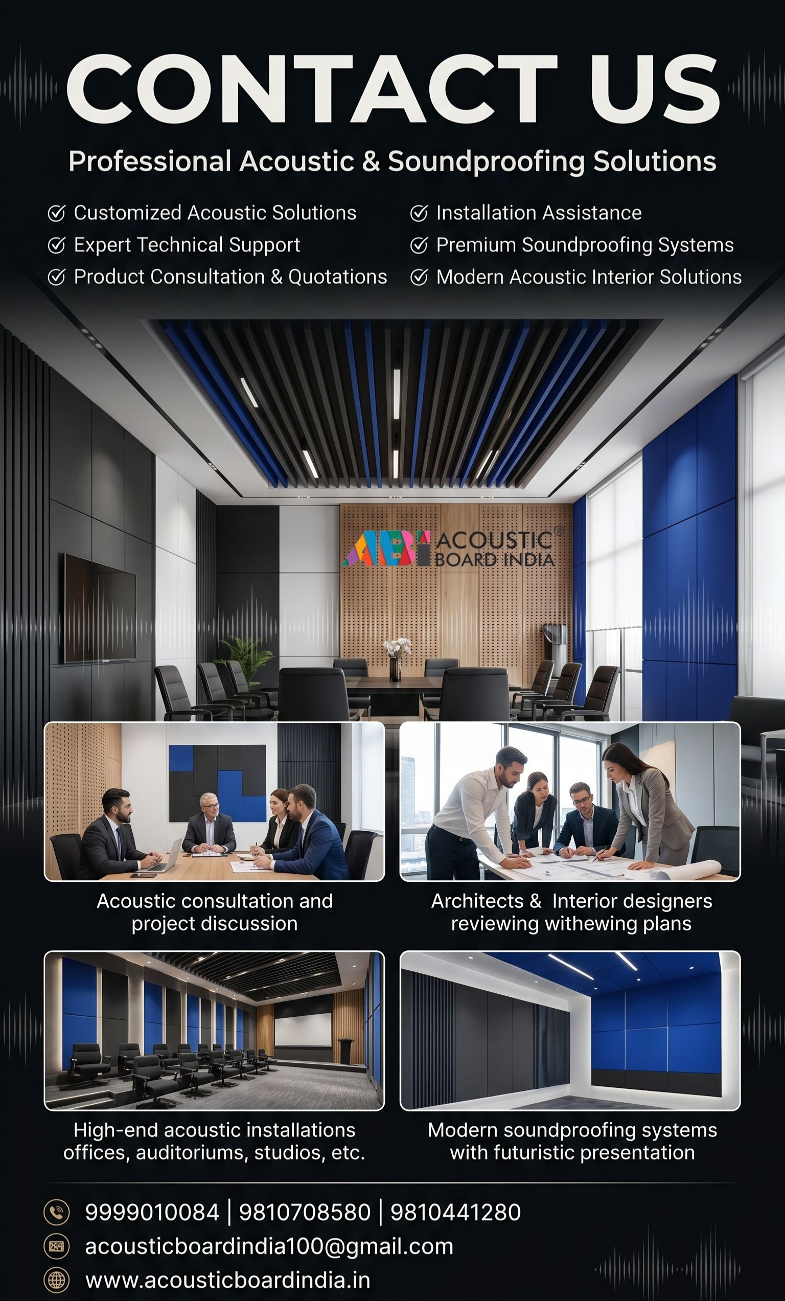 Contact Acoustic Board India | Get in Touch for Acoustic Solutions