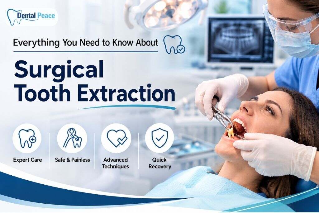 Recovery Tips After Surgical Tooth Extraction by Dental Peace