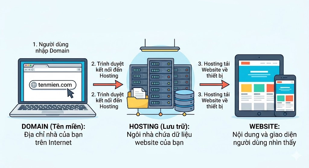 Website bán hàng cần hosting ổn định hơn website giới thiệu
