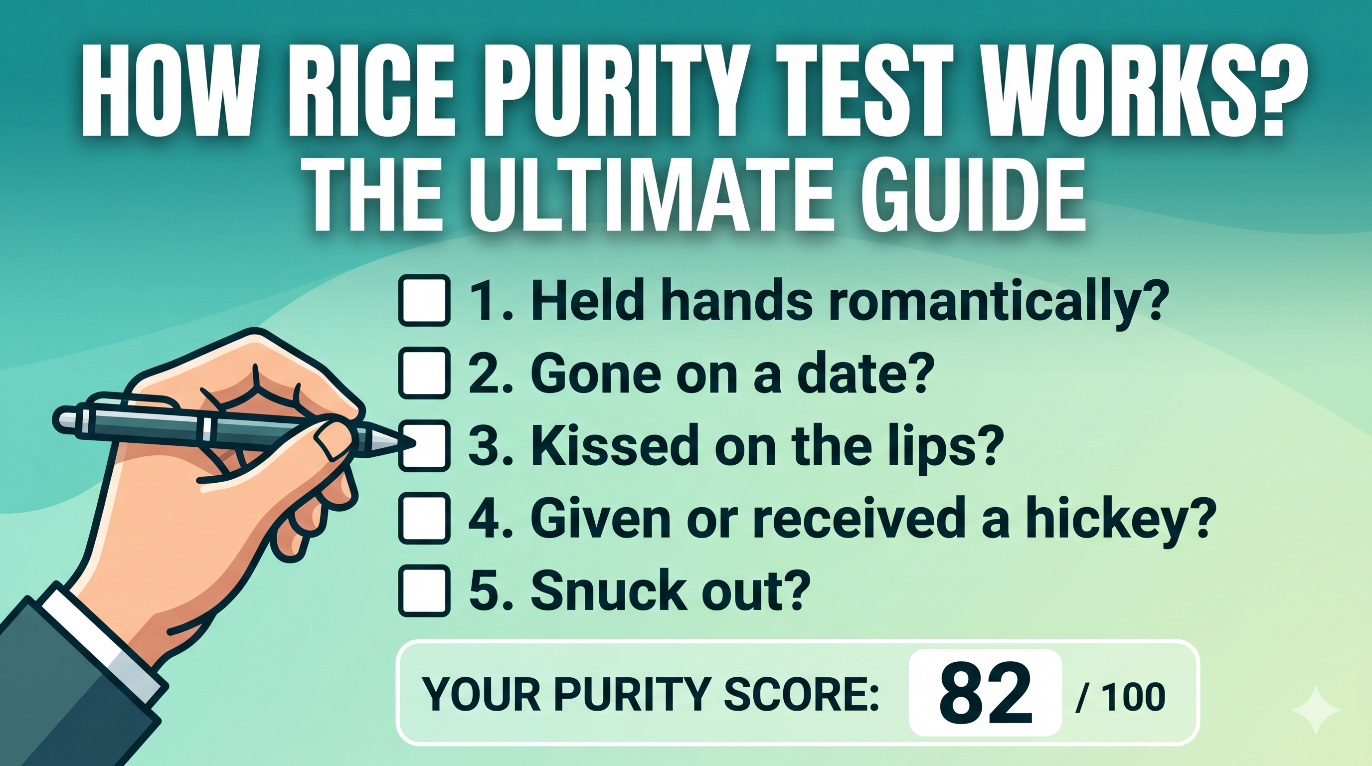 What is Rice Purity Test and how it works