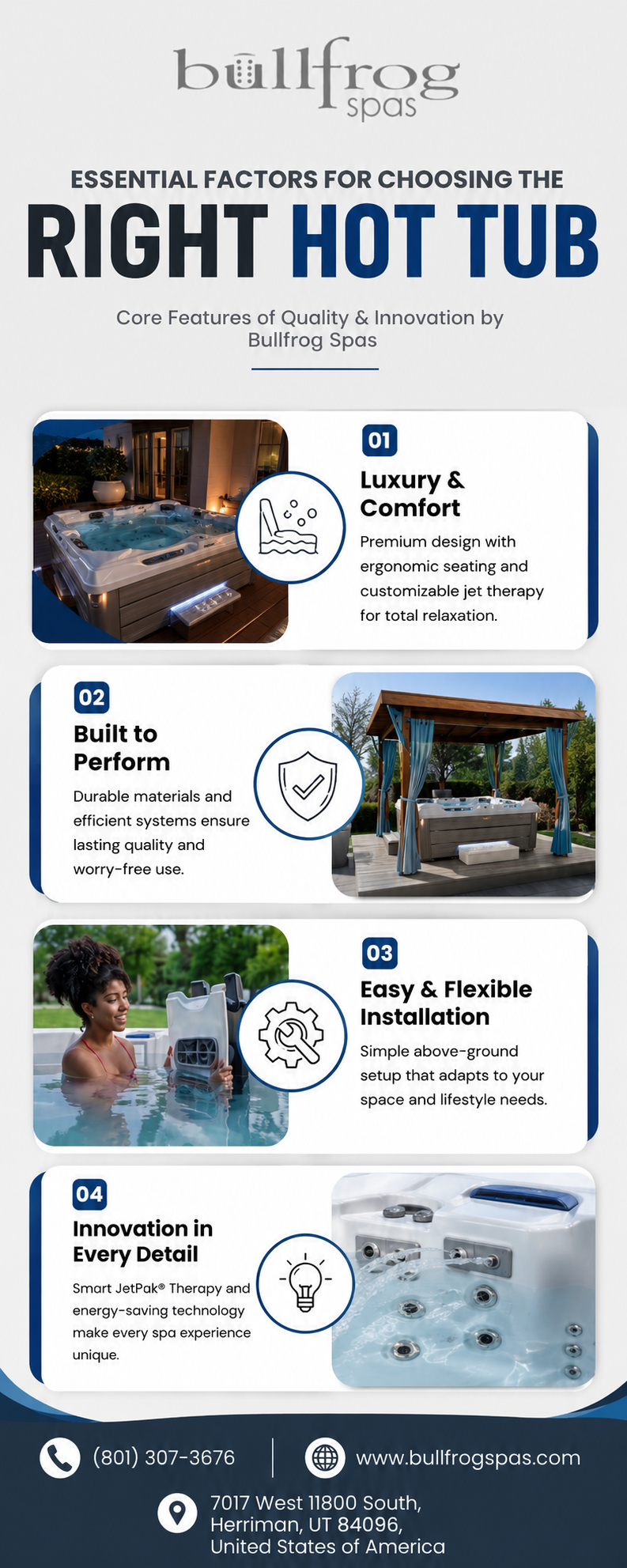 Hot Springs Dealer | Bullfrog Spas