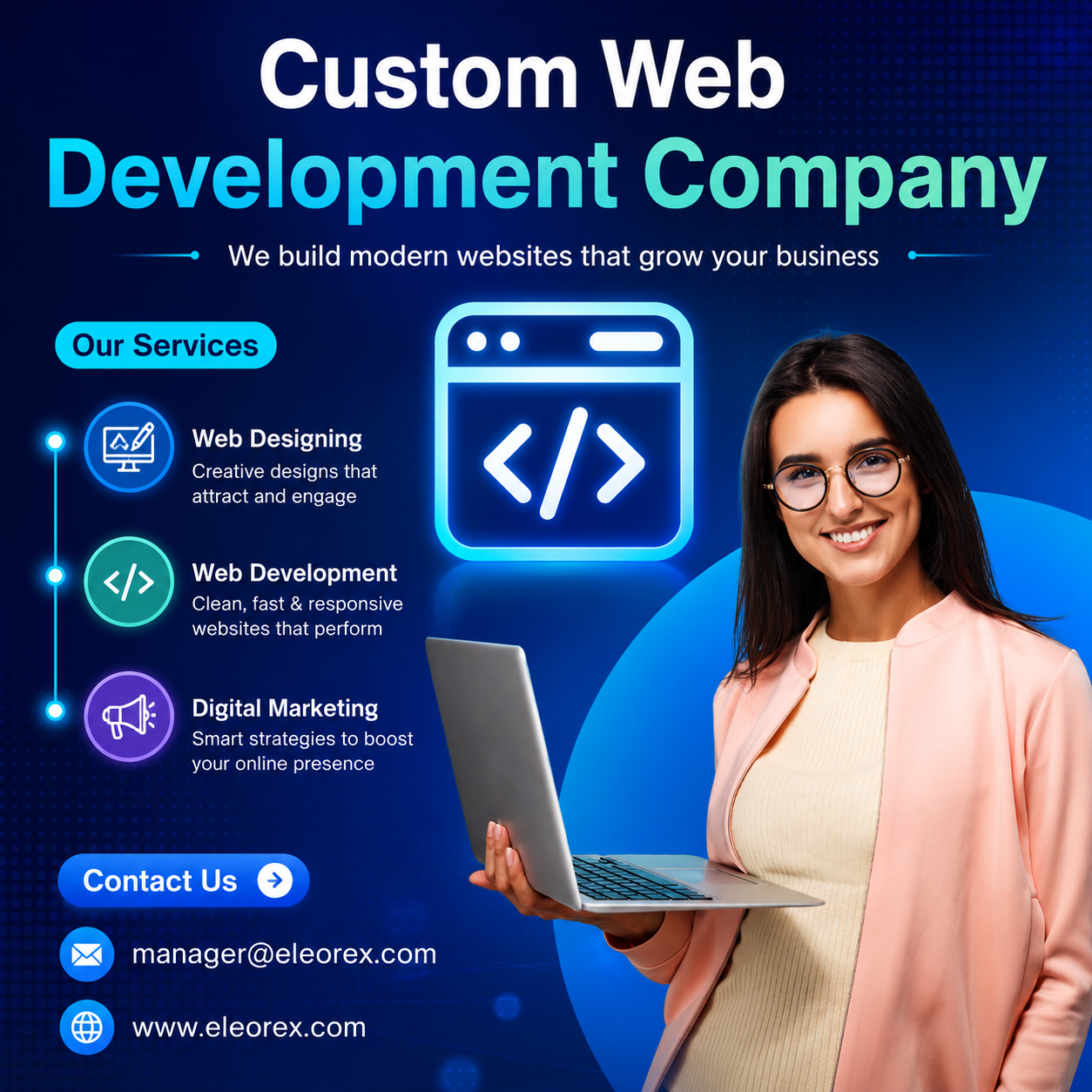 eLeoRex Technologies Best Custom Web Development Company