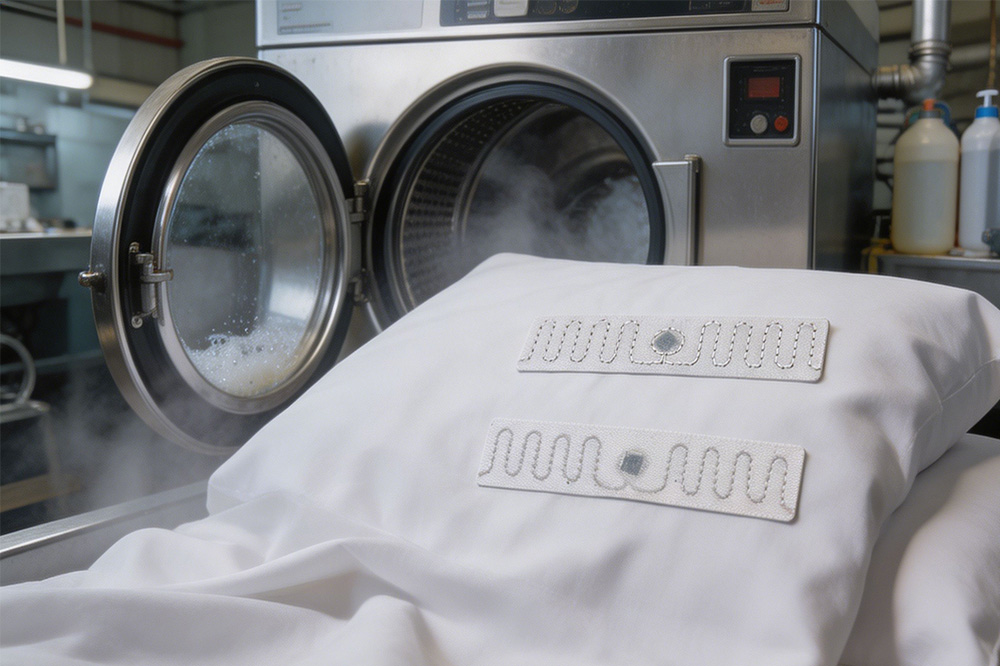 How Industrial RFID Laundry Tags Survive High-Temperature Washing Cycles
