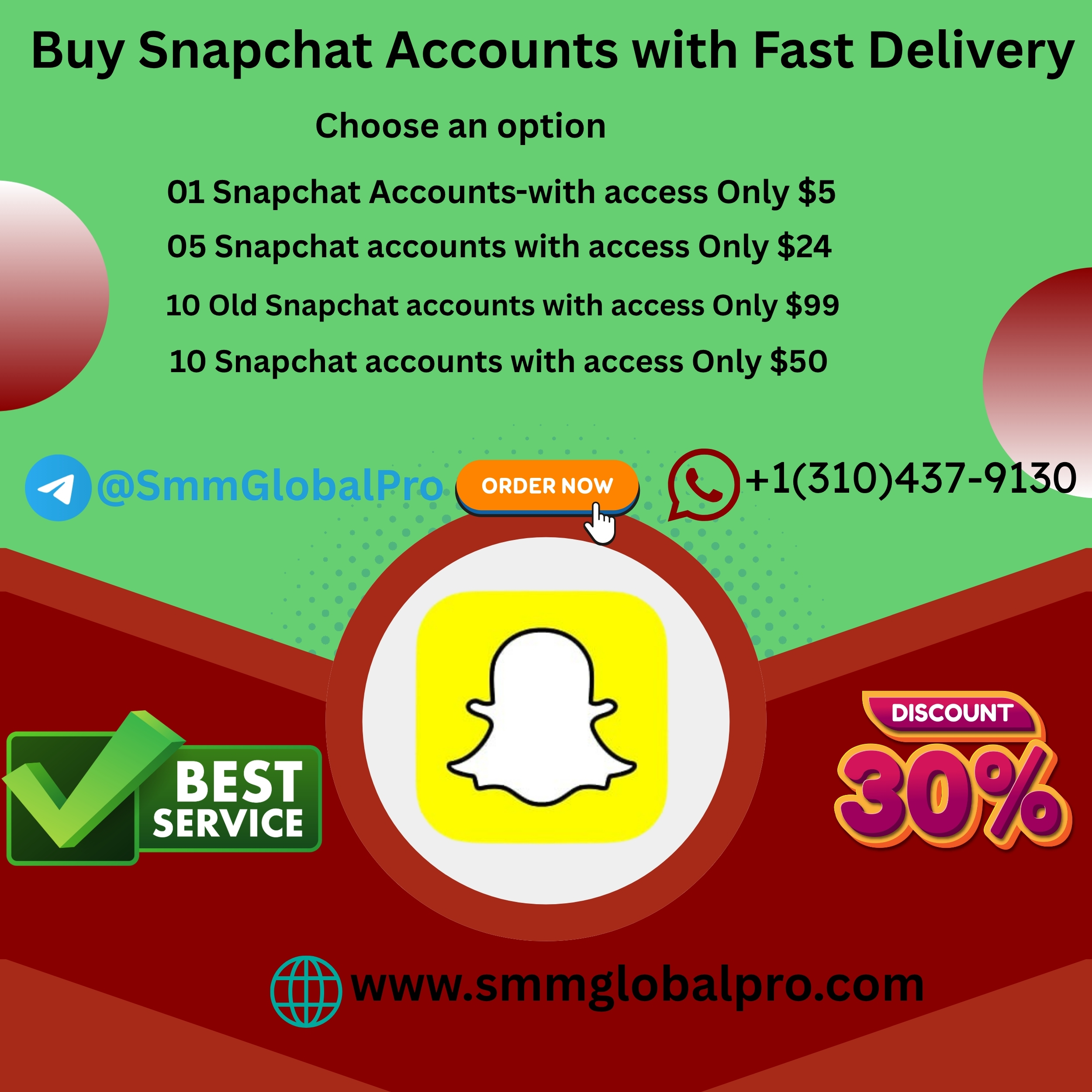 Top 8 Best Sites to Buy Snapchat Accounts (Aged & PVA)