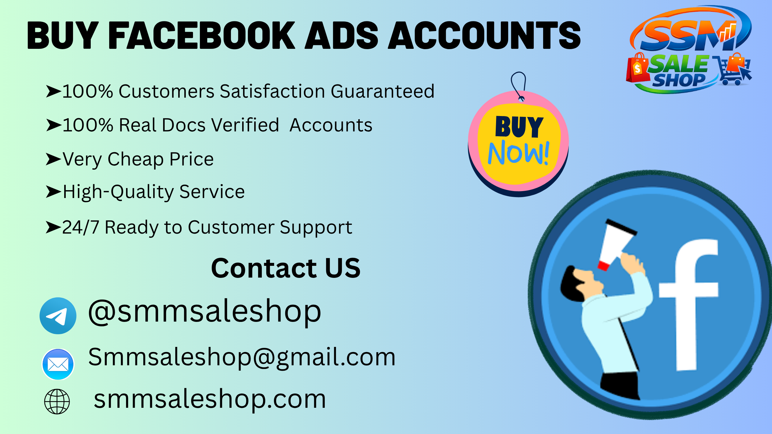 Buy Aged & Verified Facebook ads Accounts - Premium Service