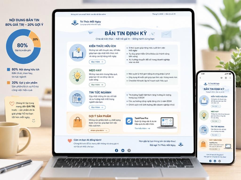 Các loại email marketing giúp xây dựng thương hiệu bền vững