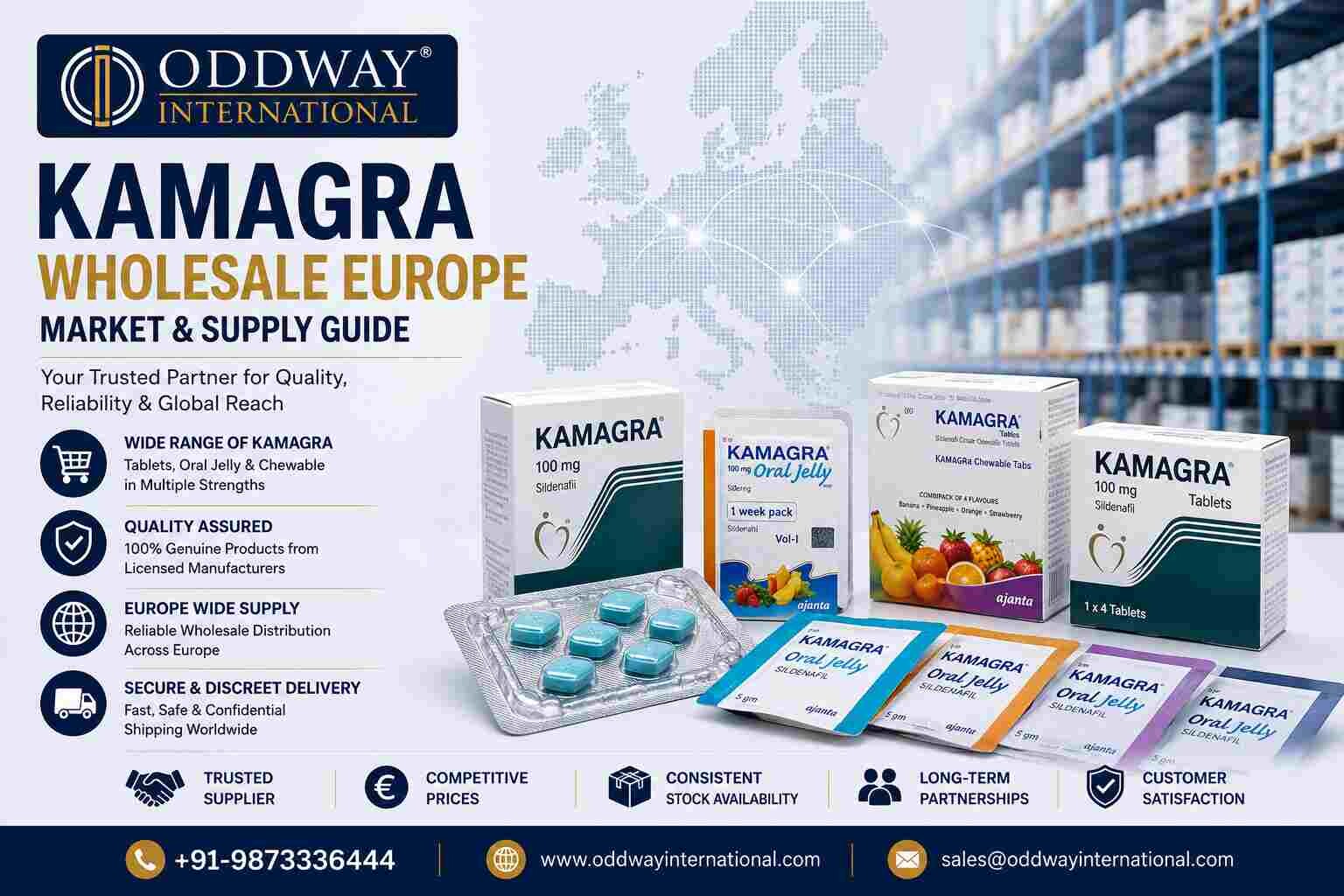 Buy Kamagra in UK for Cross-Border Pharmaceutical Sourcing | Oddway International