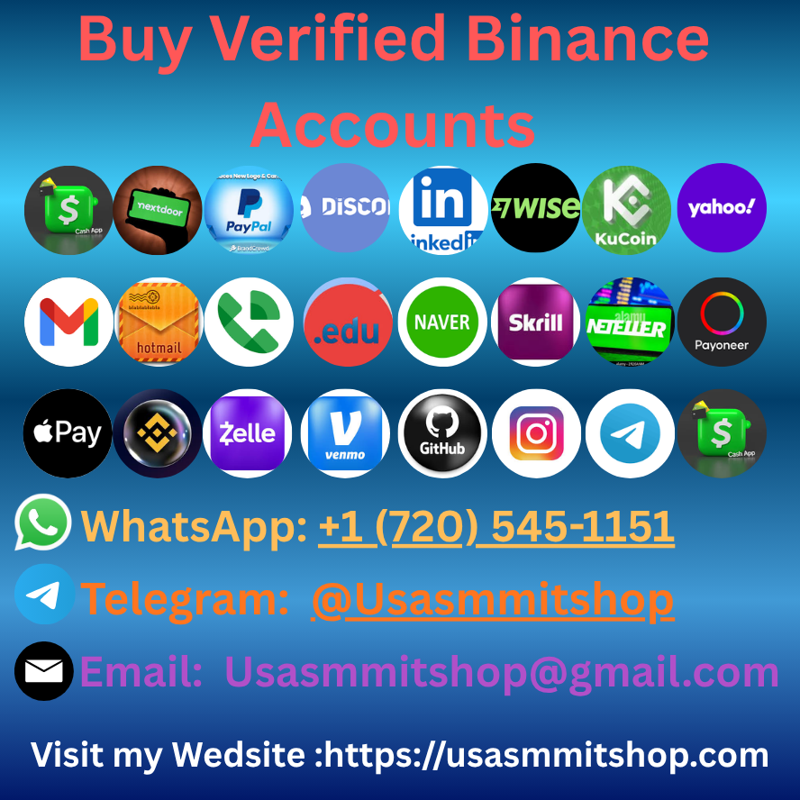 Solved Top 100 Sites To Buy Verified Binance Accounts