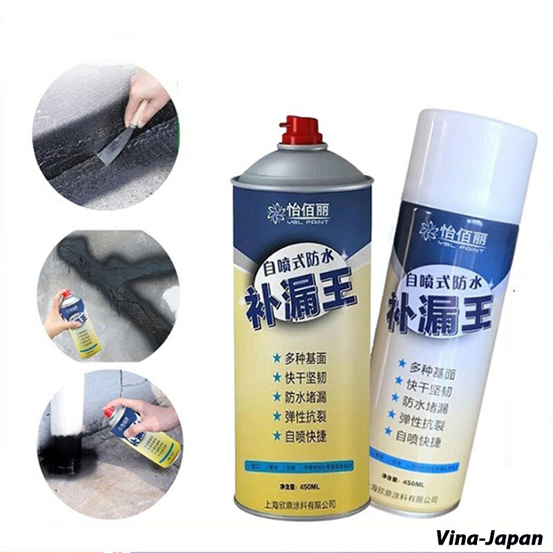 Bình xịt chống thấm dột: Cách xử lý nhanh các vết nứt nhỏ