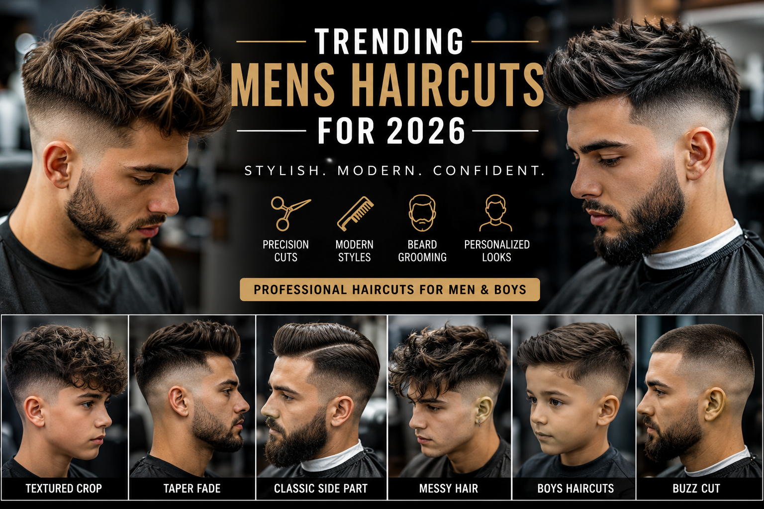 Trending Mens Haircuts for 2026