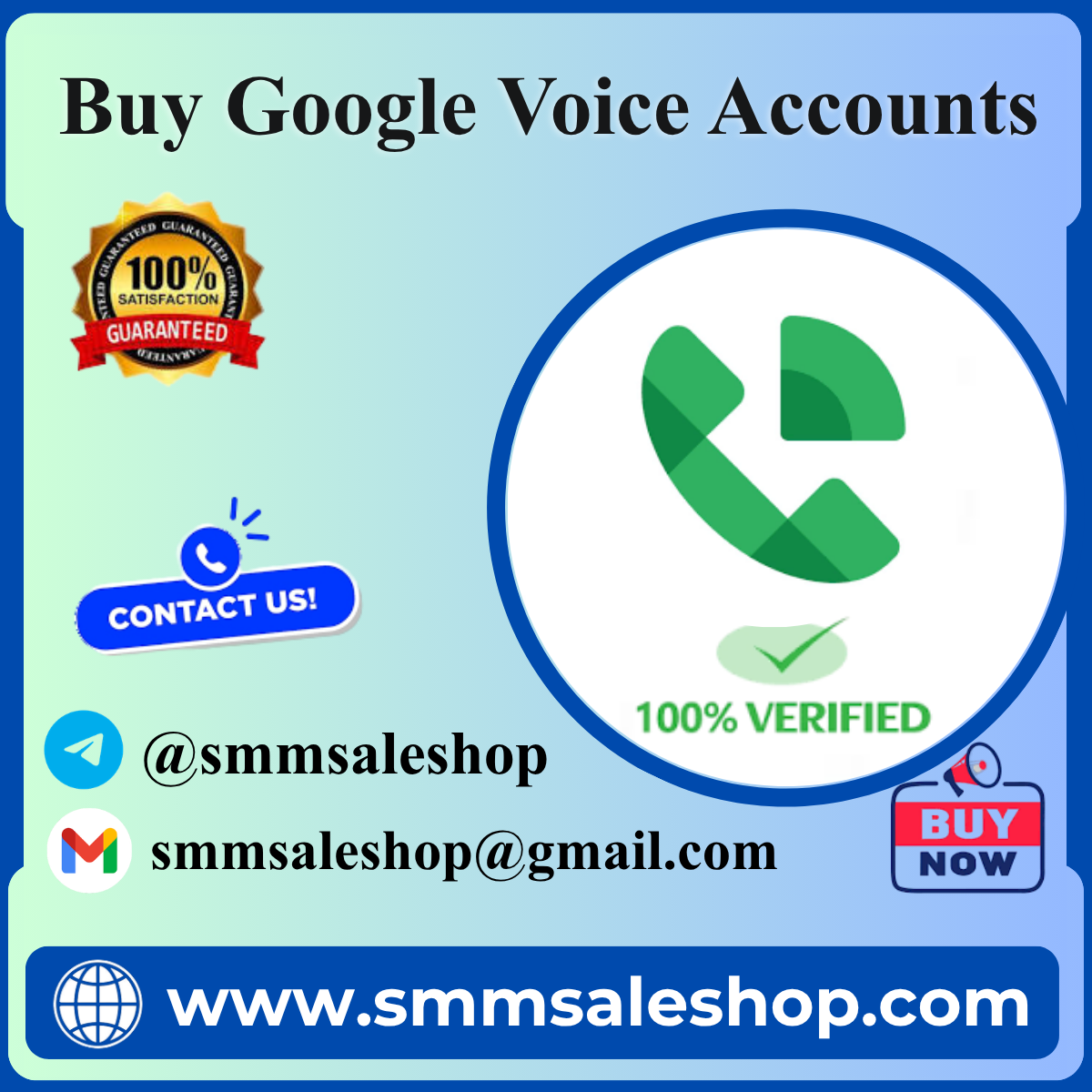Buy Aged & Verified Google Voice Accounts - Premium Service