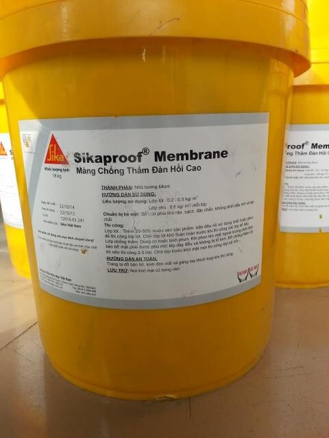 Chống thấm Sika Membrane cho mái bê tông chịu nắng mưa tốt