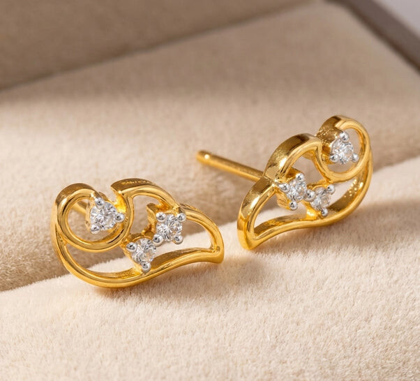 Gold Earrings Design for Girl: Stylish and Trendy Looks for Everyday Fashion