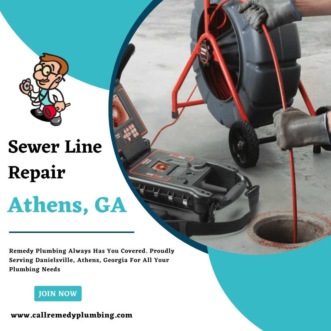 Sewer Line Repair Services in Athens, GA