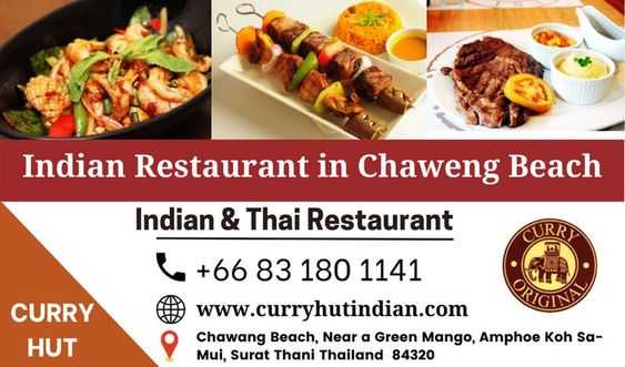 Best Restaurants in Koh Samui Thailand - CurryHut Indian