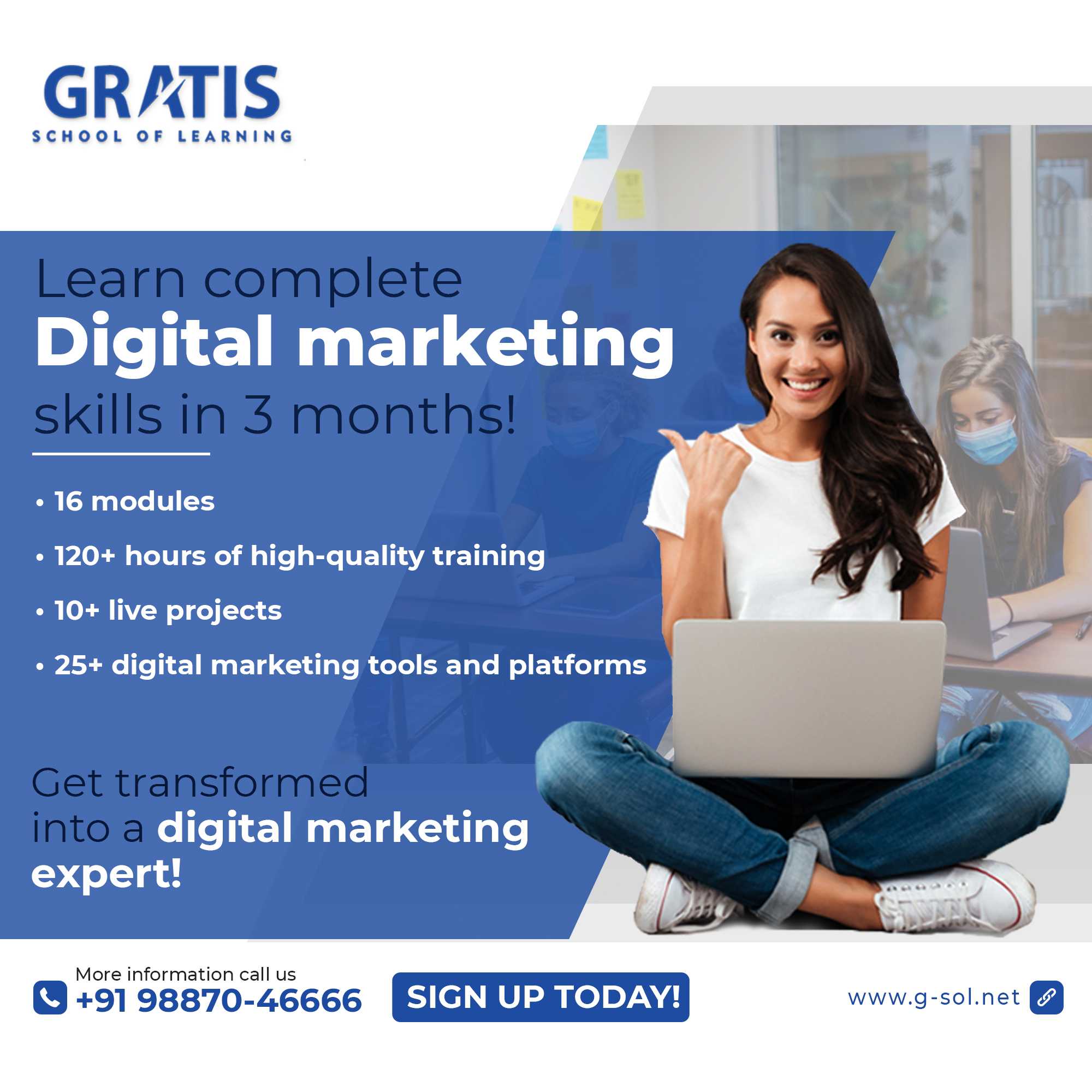 Gratis School of Learning : Digital Marketing, SEO, SMM and PPC Training Institute in Zirakpur