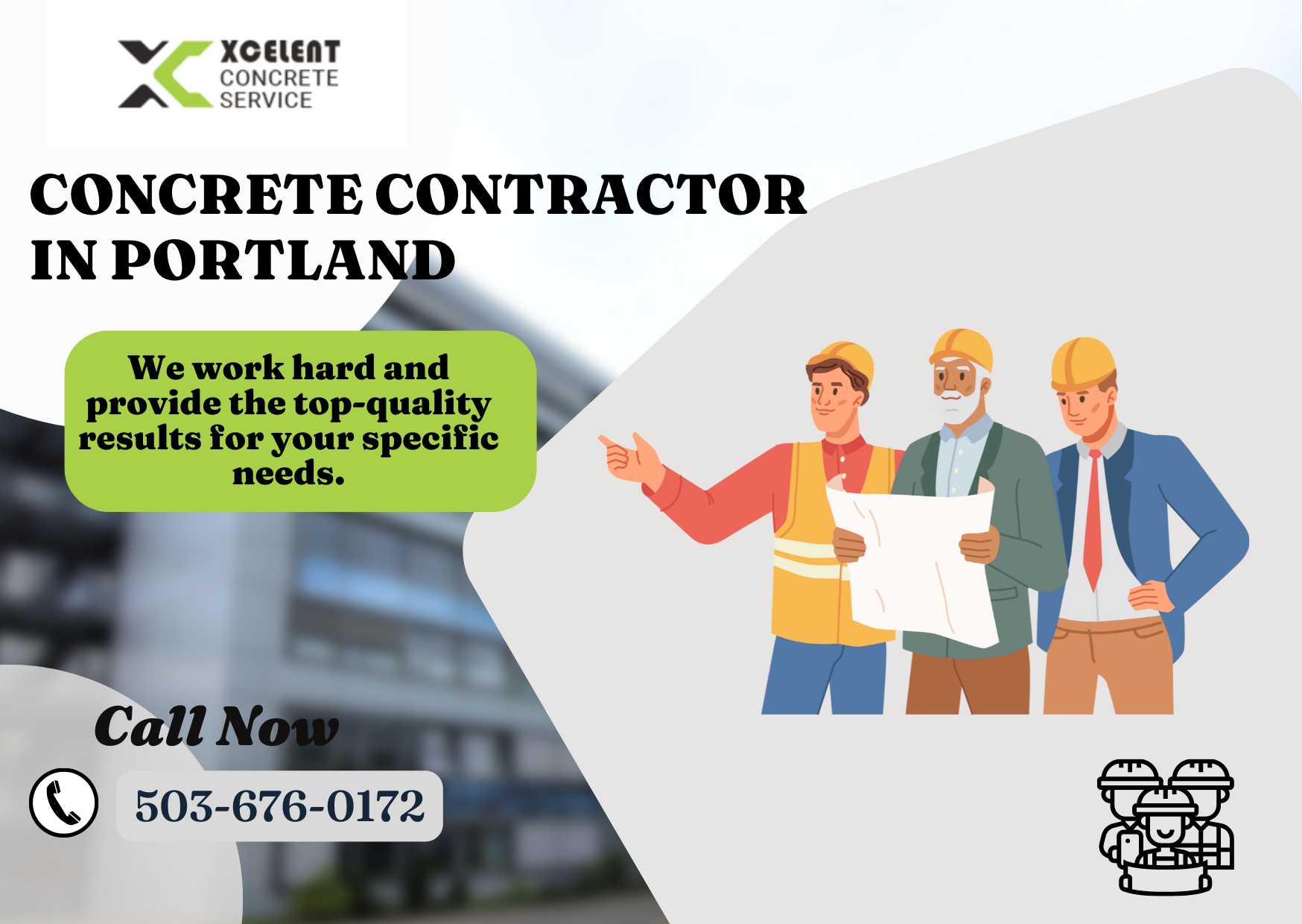 Concrete Contractor In Portland | Xcelent Concrete Service
