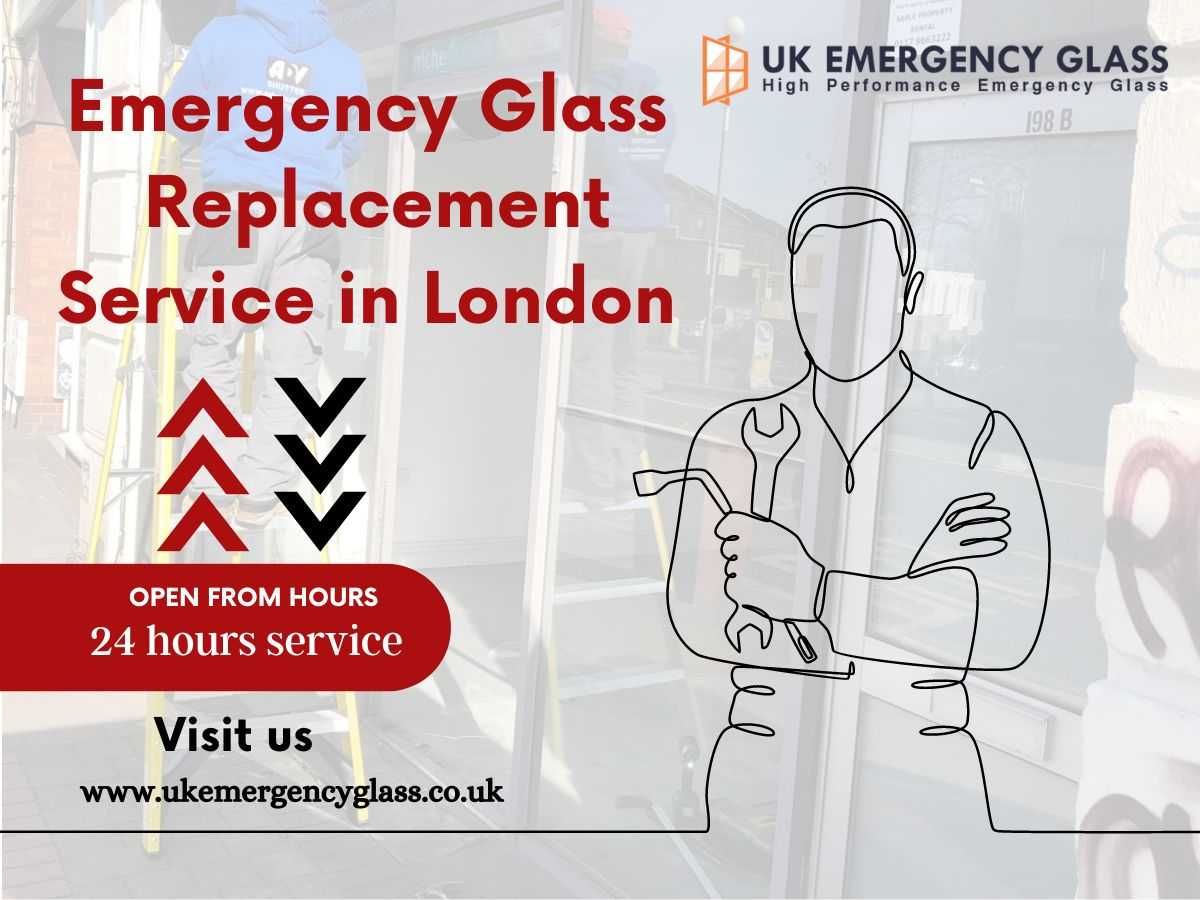 Emergency Glass Replacement Service in London