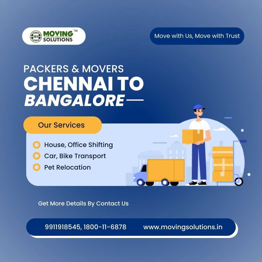Top Packers and Movers Chennai to Bangalore for Moving Services