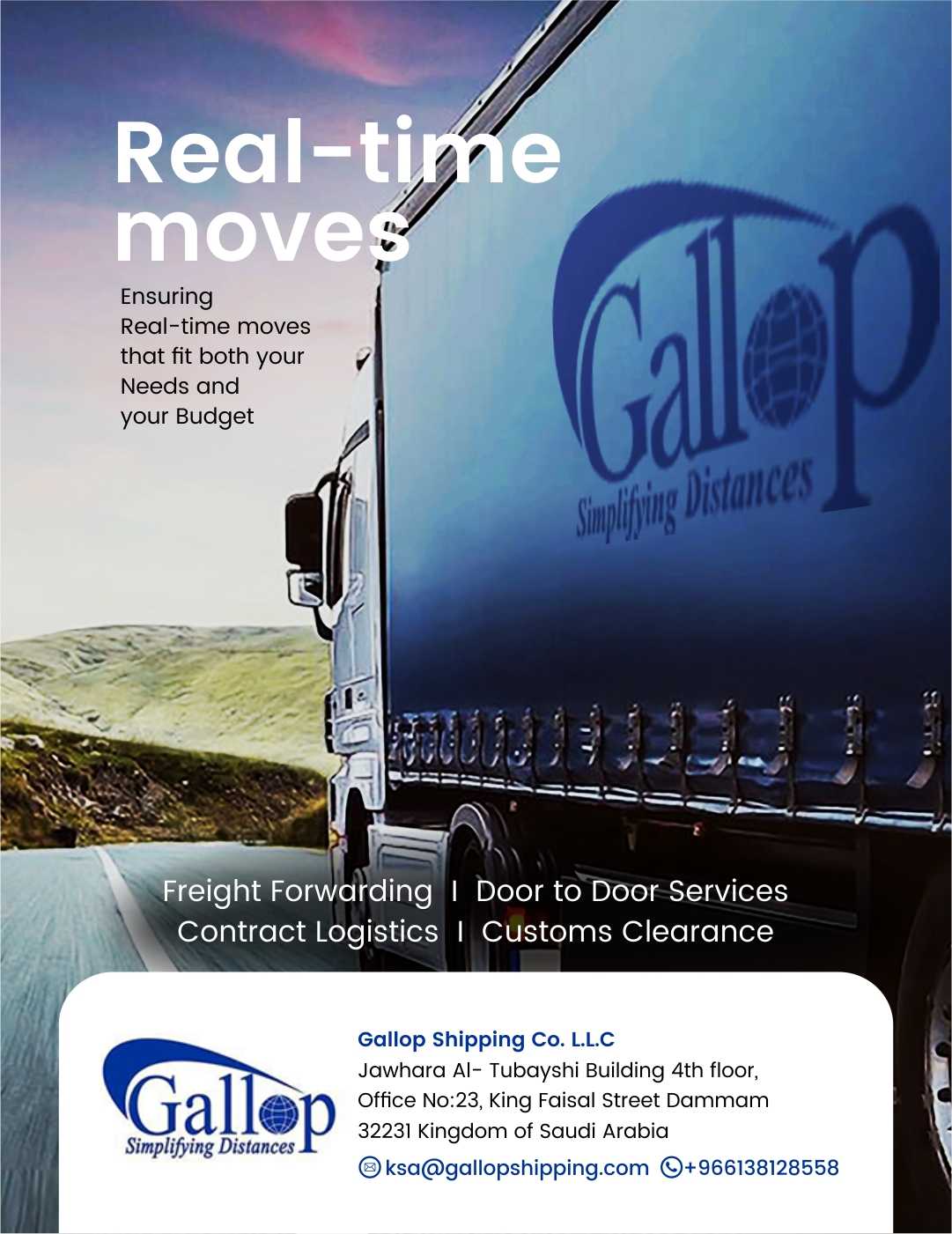 What makes you say that Gallop Shipping Company is the best shipping company in Saudi Arabia?