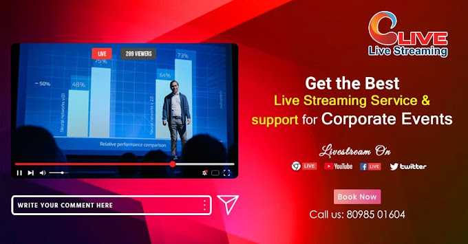 Corporate Live Streaming services in India
