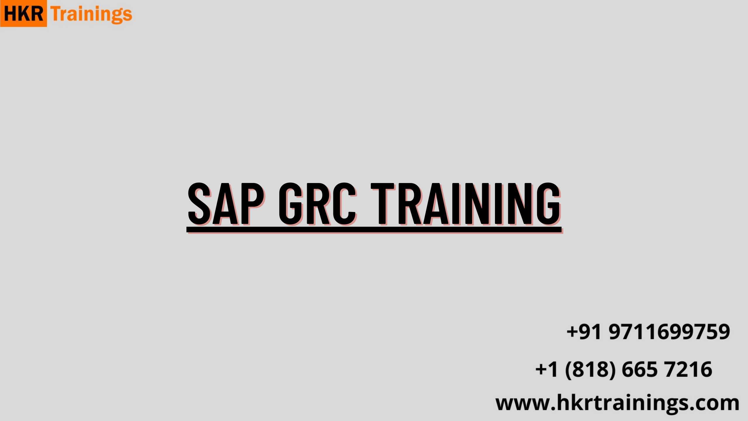 Get Your Dream Job With Our SAP GRC Training