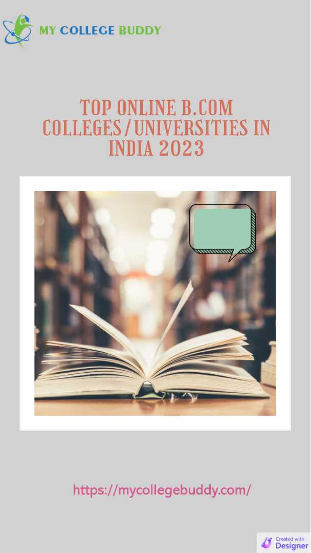 Top 10 Online B.Com Colleges/Universities In India 2023