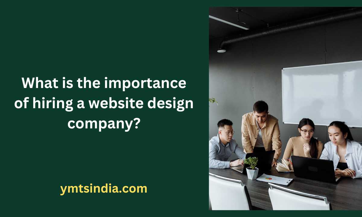 What is the importance of hiring a website design company?