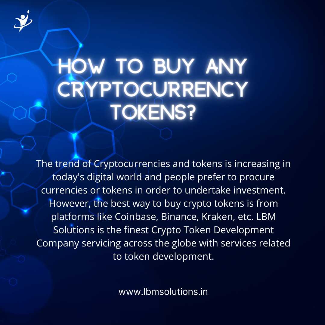 How to buy any cryptocurrency tokens?