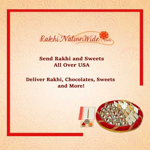 Online Delivery of Rakhi and Sweets to The USA