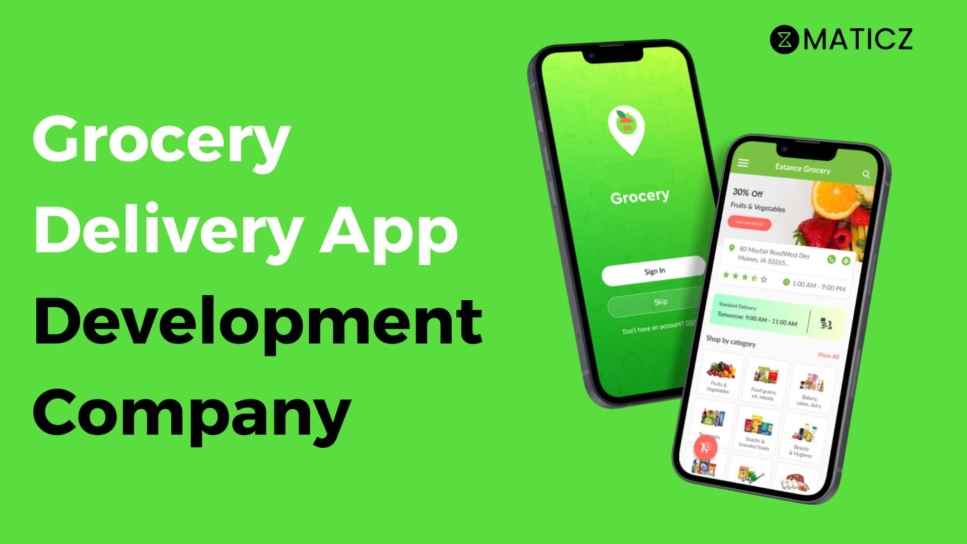 Grocery Delivery App Development solutions