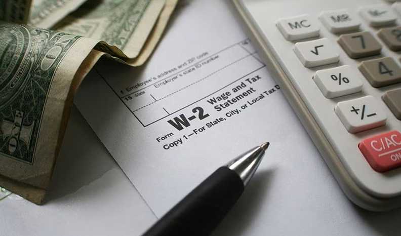 W-2 Tax Form