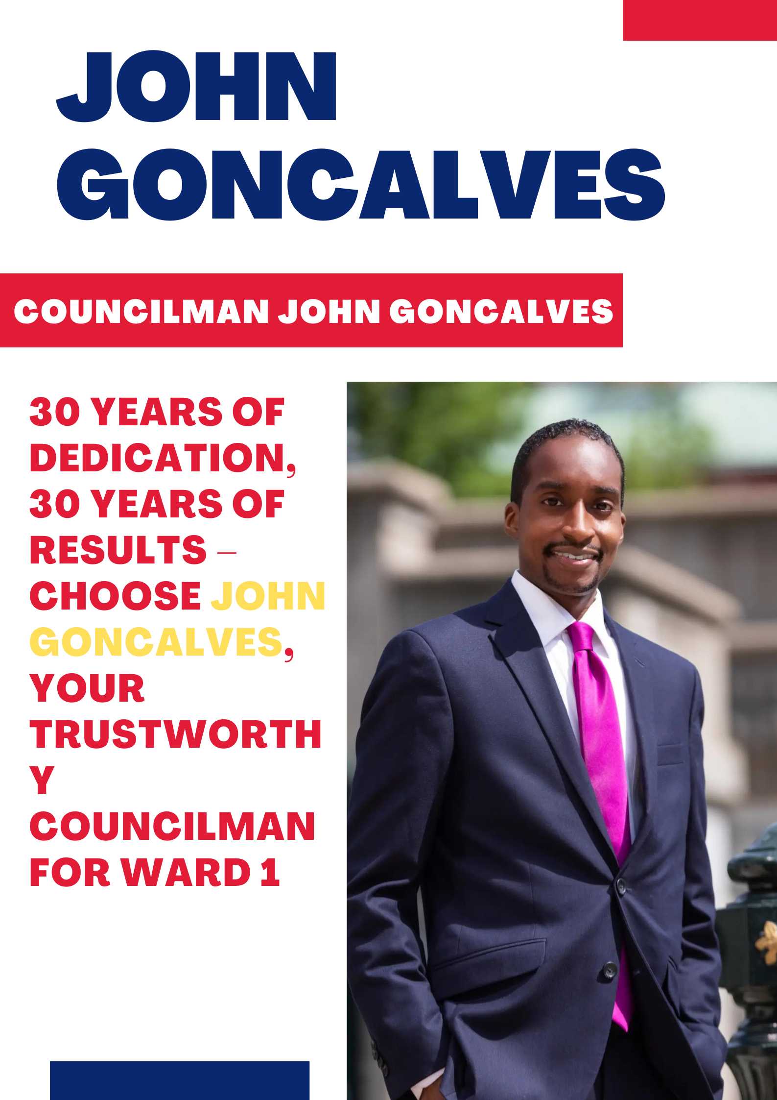 Goncalves for Ward 1: Sustaining People group Development and Prosperity