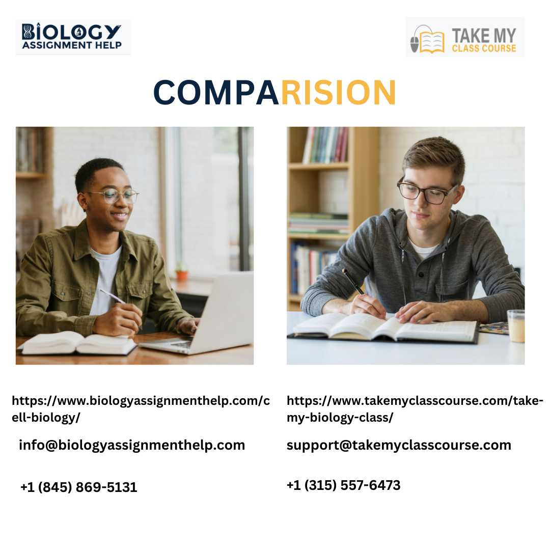 Comparing Online Cell Biology Assignment Help Services: BiologyAssignmentHelp vs. TakeMyClassCourse