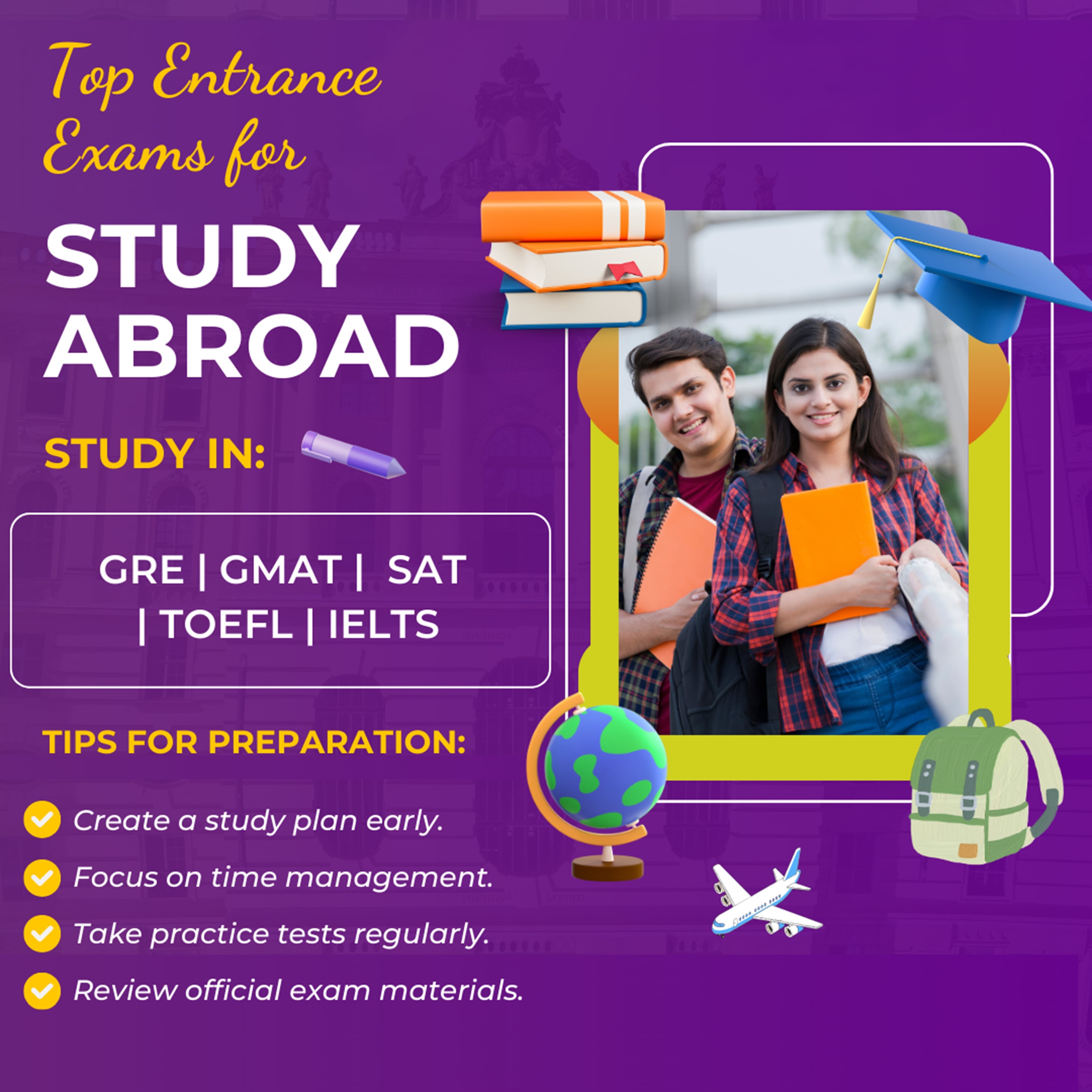 Study Abroad consultants near me | Test Preparation centre
