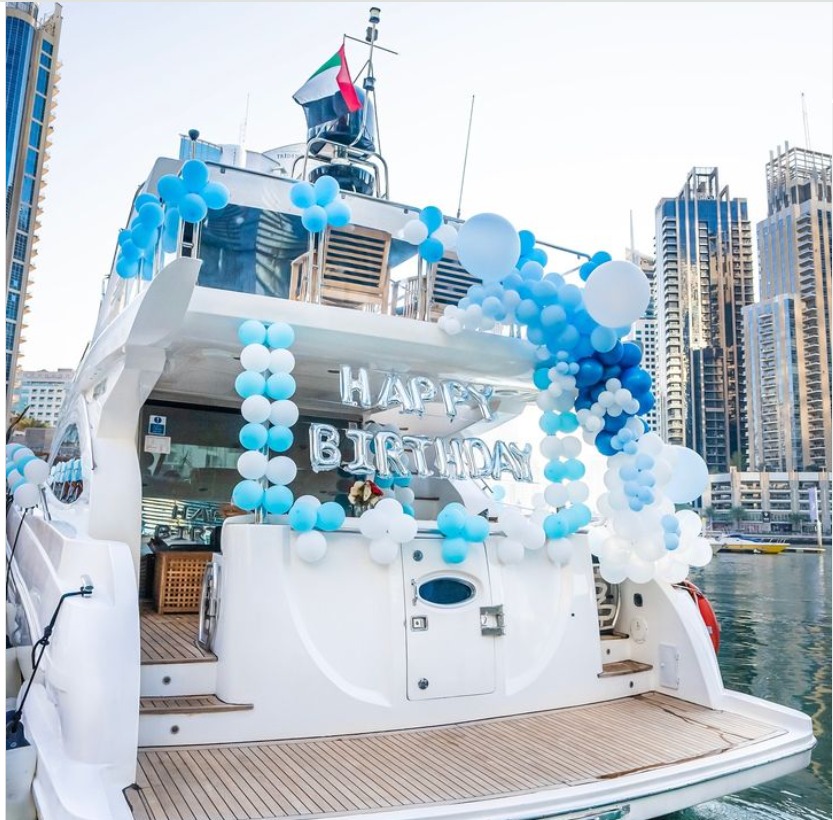 Yacht Party Booking and Decor Services in Dubai