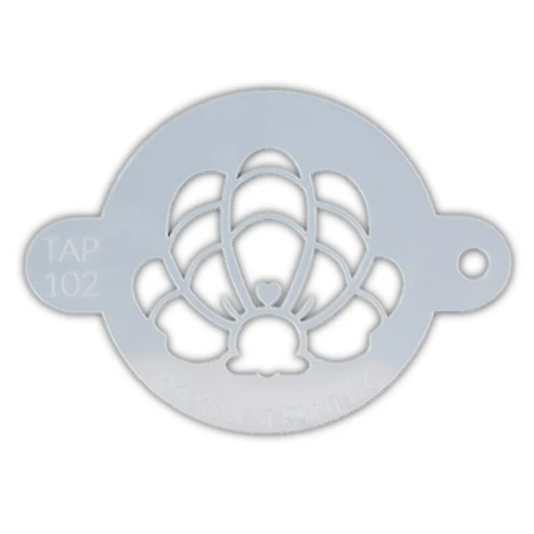 TAP Mermaid Crown Clam Shell Face Paint Stencil