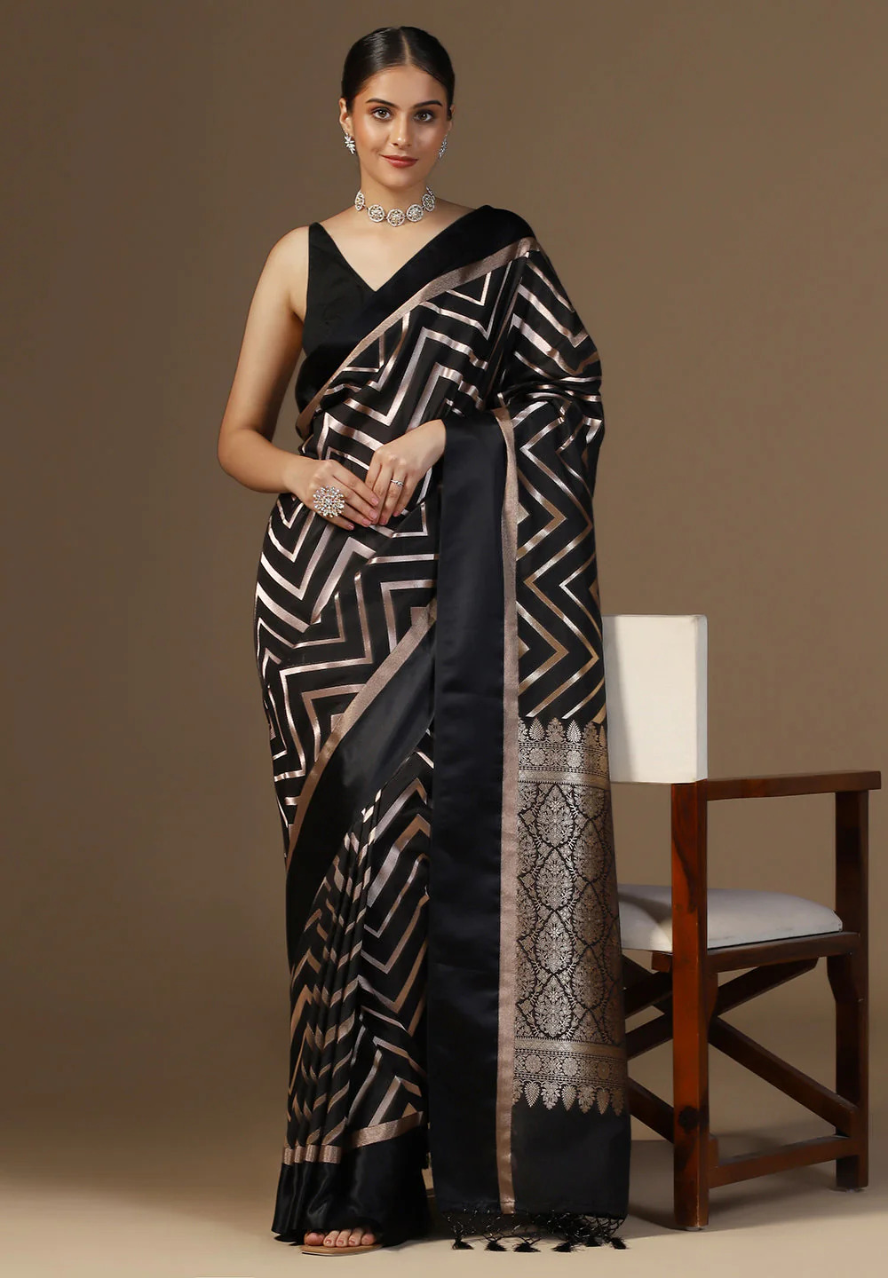 Banarasi Satin Silk Designer Saree