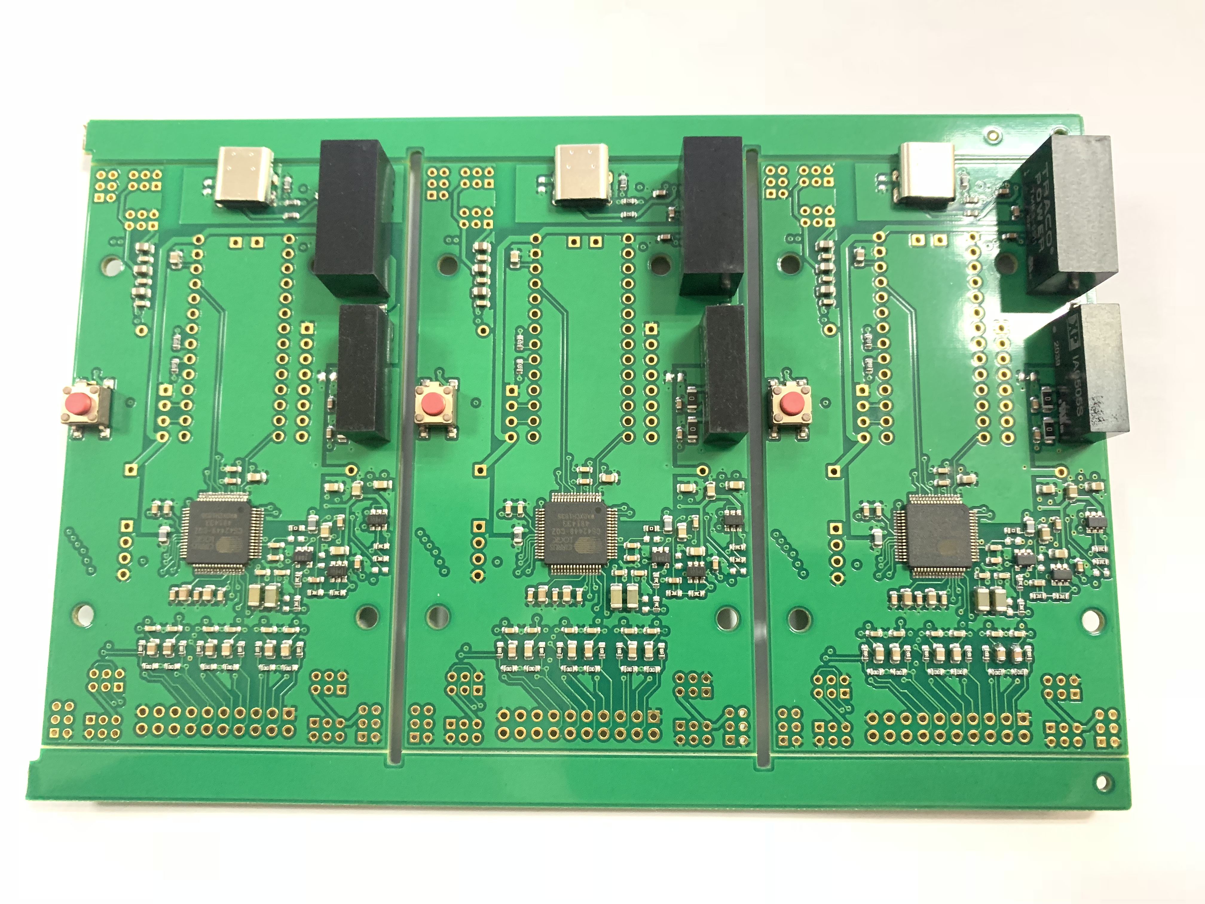 Green soldermask HASL-LF PCB Assembly Board