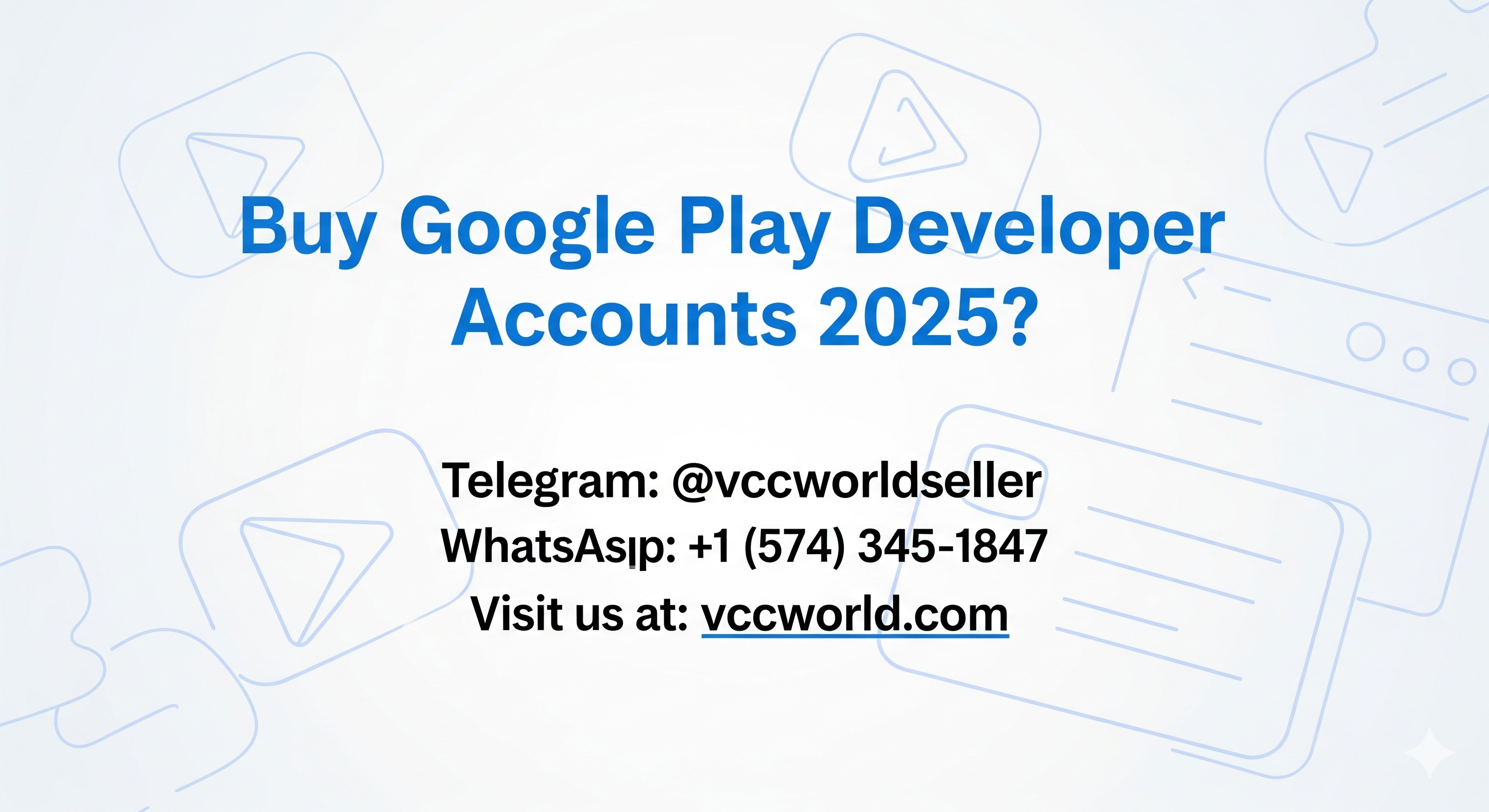 Google play developer accounts