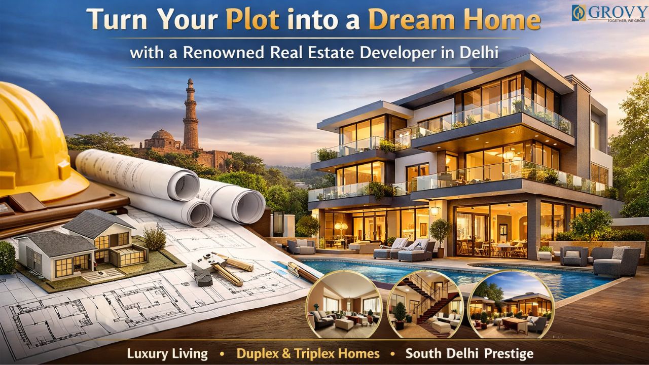 Renowned builder Grovy Turn Your Plot into a Dream Home