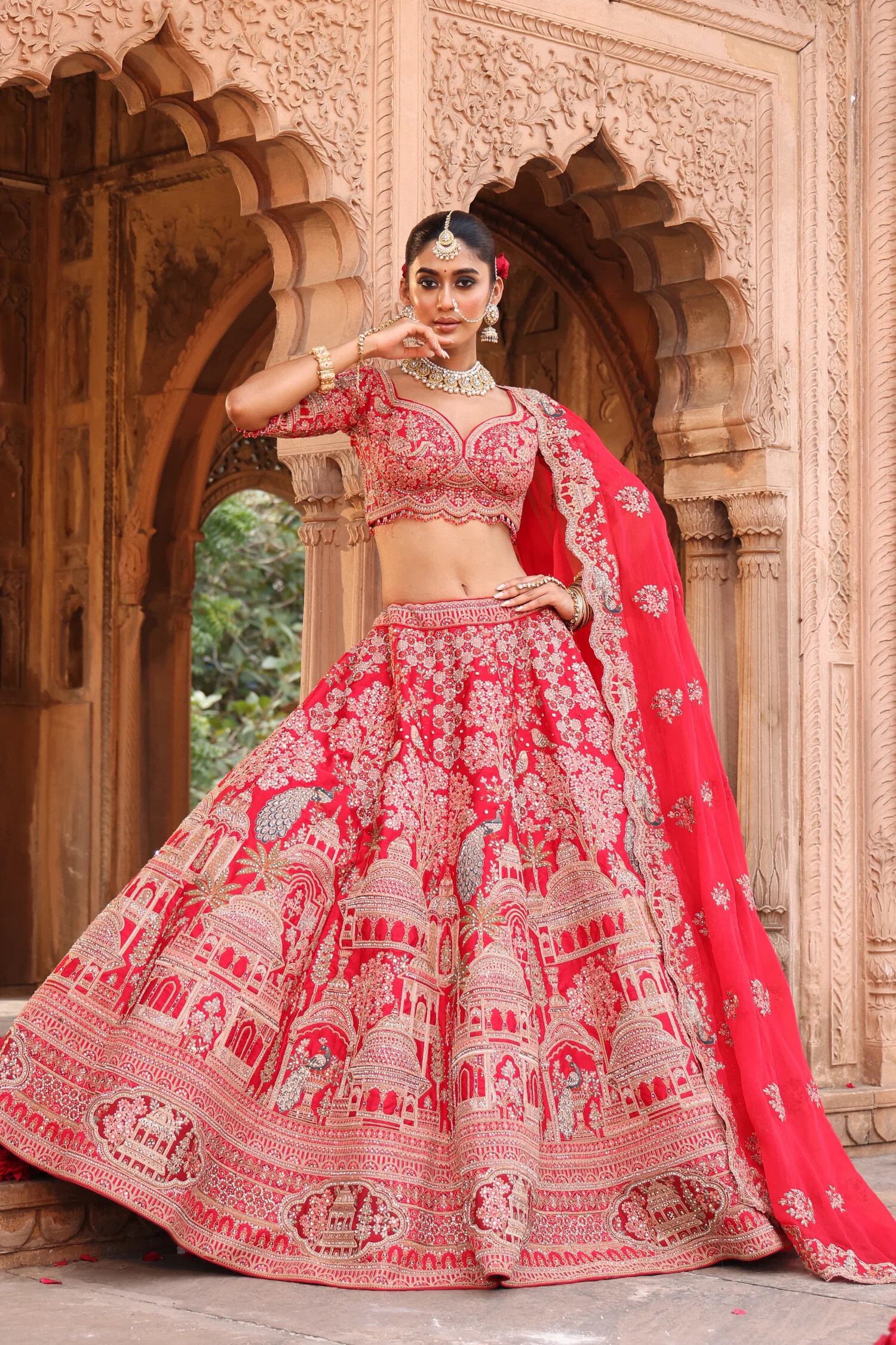 Best Silk Bridal Lehenga Online
