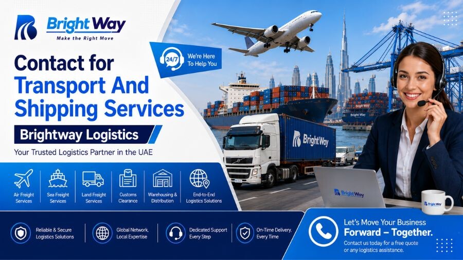 Contact for Transport And Shipping Services | Brightway Logistics